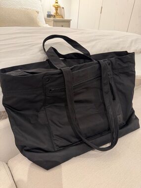 Madewell Black Nylon Everyday Laptop Tote